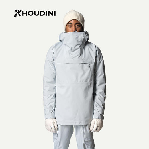 HOUDINI胡丁尼 Shelter Anorak 安全屋 男户外秋冬防泼水滑雪冲锋衣800094 商品图6