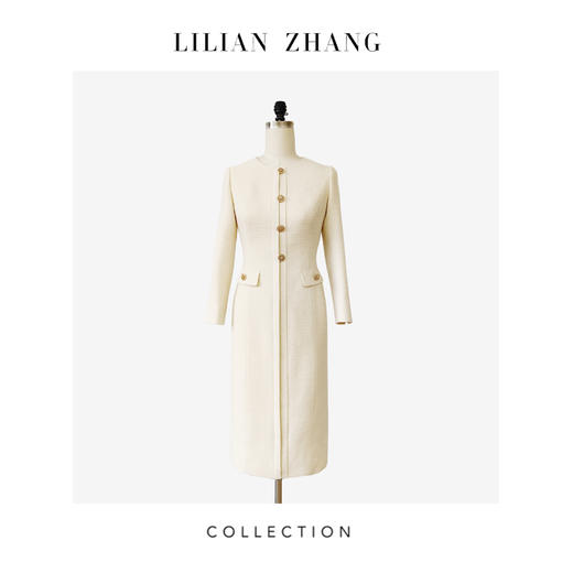 C-“定制”——“香氛佳人”——精奢风——婉约式Lady修身连衣裙  2401178 商品图0