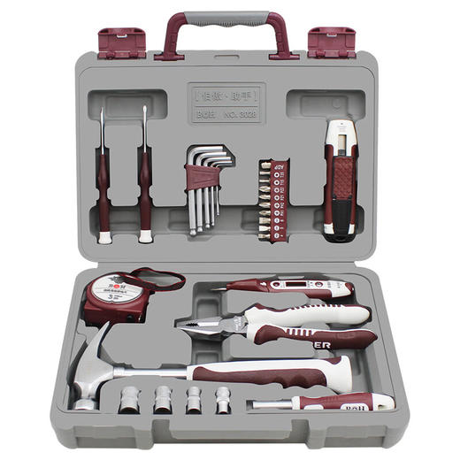 瑞德CREST幻鲨伯傲高端商务礼品工具箱套装多功能维修组合大全团购赠礼伯傲3028工具箱 商品图1