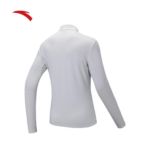 安踏加绒修身长袖 女冬季小高领显瘦户外保暖内搭打底衫162446405N 商品图1