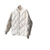 百媚生 菱形格棉服女短款小香风外套902 商品缩略图4