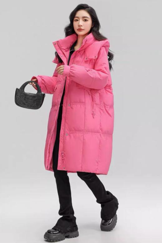 HAYES 长款连帽白鸭绒外套 19815 商品图2