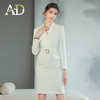 AD高级感白色连衣裙女职业套装裙主持人面试正装气质收腰西装裙子 商品缩略图2