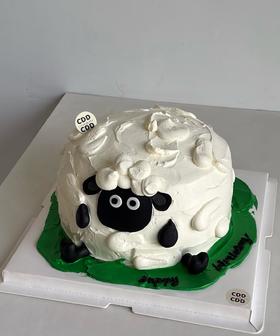 【臻品系列】---【小羊肖恩】蛋糕