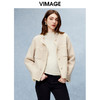 VIMAGE纬漫纪气质圆领小香风羊毛羊绒毛呢外套冬季新款V2203833 商品缩略图0