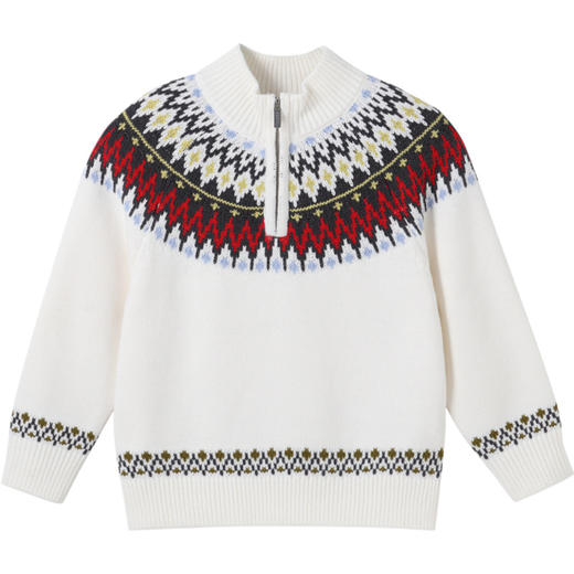 男童费尔岛提花毛衣冬季新款安奈儿童装实体店同款AB444610 商品图8