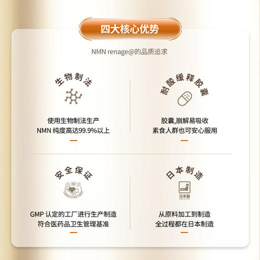 【临期清仓】日本原产 NMN renage® PLATINUMINFINITY POWER18000 SUPPLEMENT 效期至5月份 商品图1