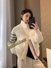 ThomBr*wne /汤*布朗 四杠针织袖拼接立领羽绒服 商品缩略图1