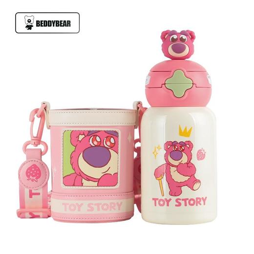 【一般贸易】杯具熊星辰双饮保温杯（王冠草莓熊） 600ML 商品图0