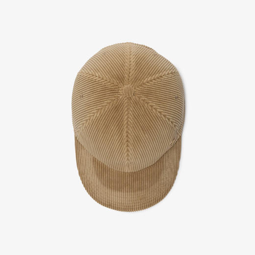 【一】BURBERRY 巴宝莉 女士灯芯绒棒球帽 驼色 8098270 C1493 商品图1