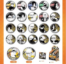 亿奇 EAKI 火影忍者疾风传 忍者大集结 徽章 吧唧 全22种 6包/盒 国谷