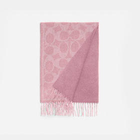 COACH-男女同款 双面经典标志山羊绒长围巾 CB692 XG6