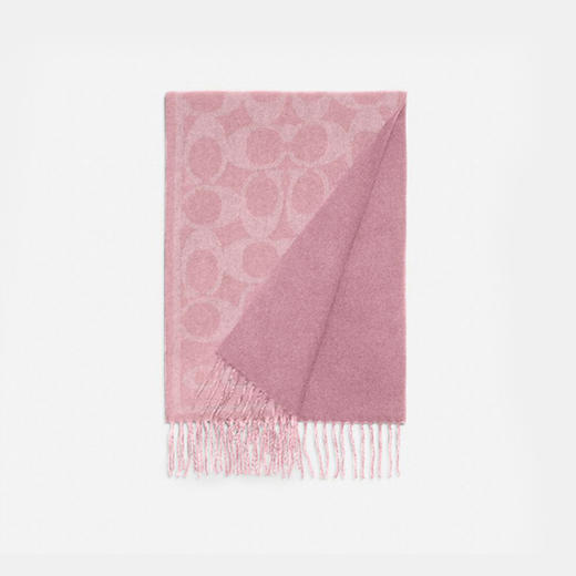 COACH-男女同款 双面经典标志山羊绒长围巾 CB692 XG6 商品图0