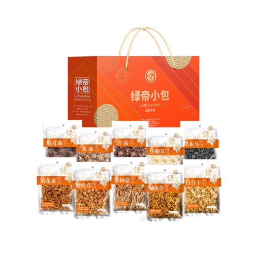 绿帝山肴佳品菌菇类礼盒490g 商品图0