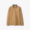 BURBERRY 巴宝莉 男士棉质珠地网眼布面料棉质长袖Polo衫 驼色 8098811 A7026 商品缩略图0