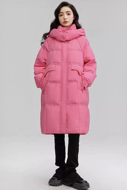 HAYES 长款连帽白鸭绒外套 19815 商品图0