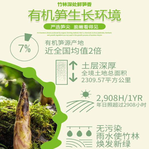 宝食有机糯米笋268g*1袋 商品图3