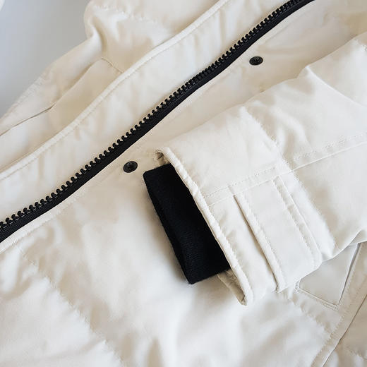 【95新】Canada Goose加拿大鹅3802L白色Shelburne修身款派克大衣连帽羽绒服女士S码现售价：4700！221124TJ18 商品图3