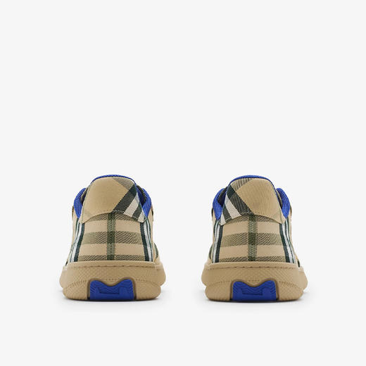 BURBERRY 巴宝莉 女士马术骑士徽标标签格纹 Terrace 休闲运动鞋 格子色 8096394 C1506 商品图1