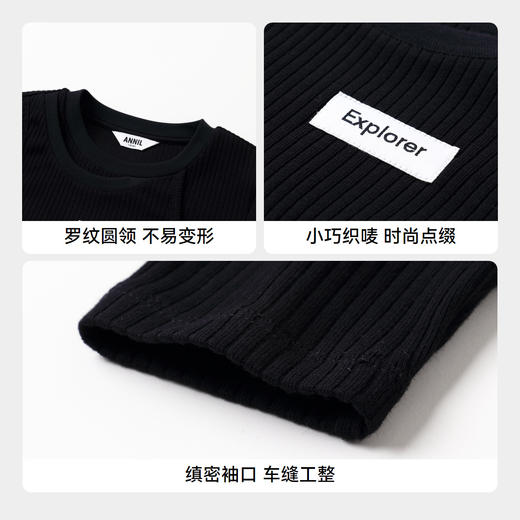 【实体店同款】女童圆领长袖T恤秋新款安奈儿童装AG331612 商品图4