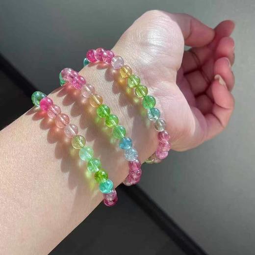6mm-7mm多圈彩虹碧玺手串 商品图4
