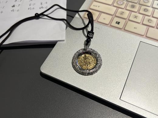 黄财神圆牌 999银，送挂绳 商品图5