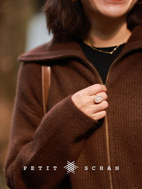 知否知否 纯羊绒针织开衫外套