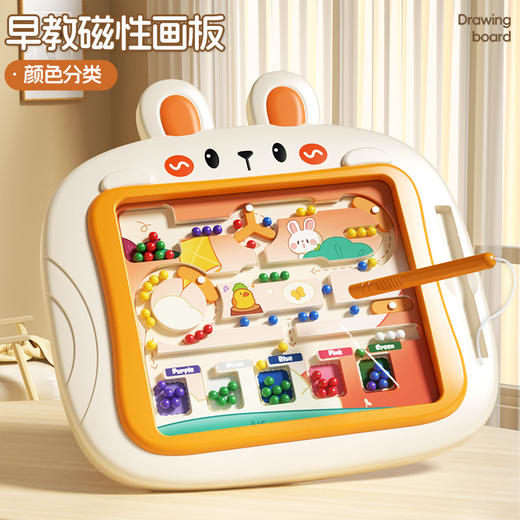 【益智成长多功能磁性画板，萌趣早教多款画板】新品益智多功能磁性兔子画板 萌趣可爱 亲子互动 走迷宫儿童启蒙玩具-QQ 商品图6