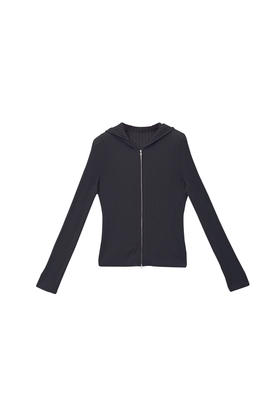 双开拉链瑜伽开衫