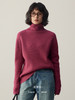 2024无缝一体100%羊毛浆果紫色系高领打底衫内搭上衣外穿毛衣羊毛衫女款！ 商品缩略图6