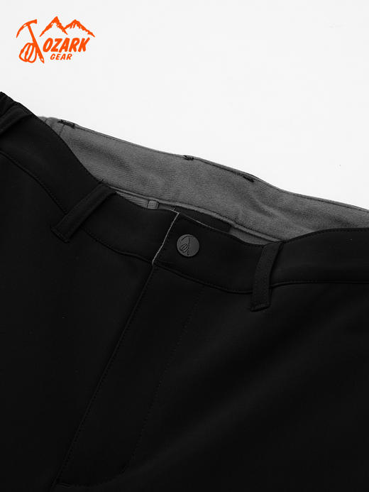 OZARK奥索卡户外23男秋冬新款保暖防风长裤登山徒步软壳裤207325 商品图4