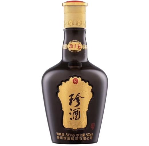 【直选好酒-包邮】贵州珍酒珍十五坤沙酱香型白酒53度500ml 商品图1