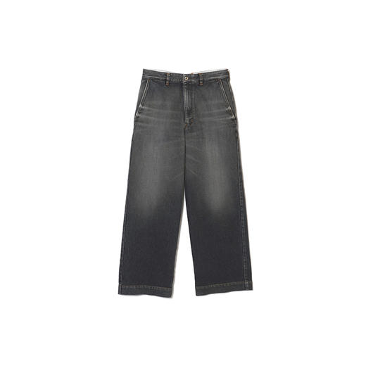 N.HOOLYWOOD WIDE PANTS 水洗牛仔宽版阔腿裤 商品图4