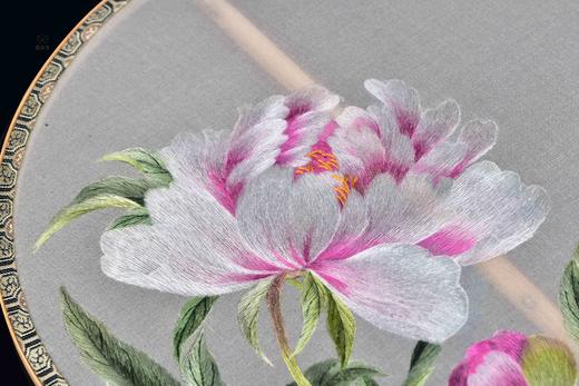 【花开富贵】苏绣扇-ZX2409119 商品图2