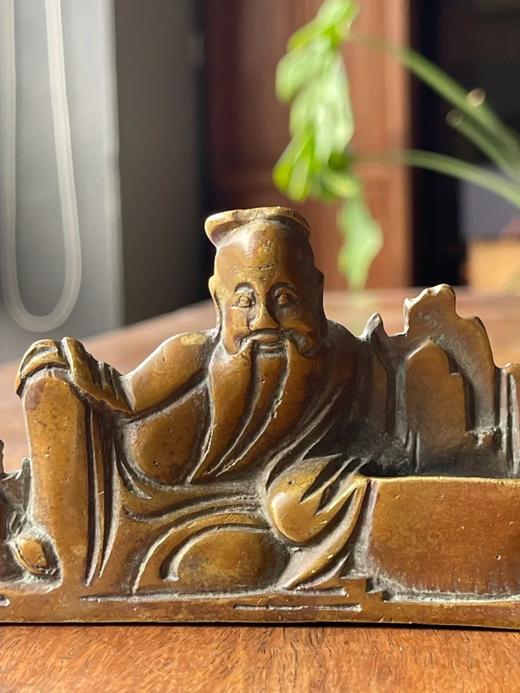 青铜高仕像水盂，顺丰包邮 商品图9
