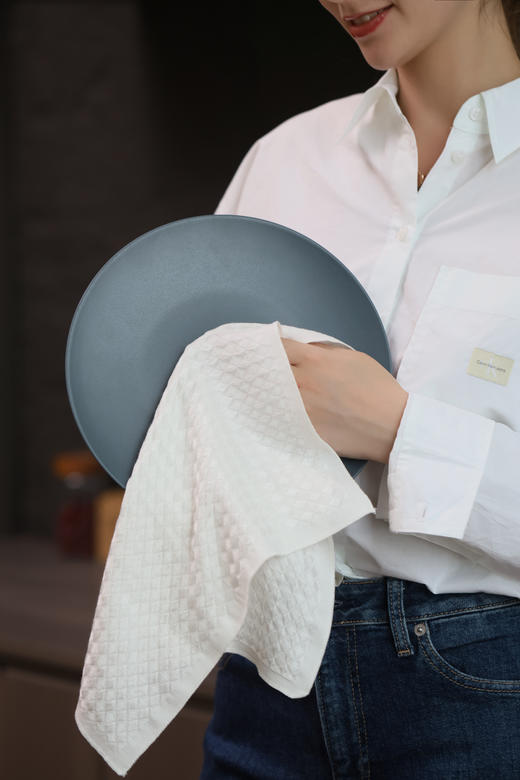 天然竹纤维厨房和洗护巾 洗碗巾/洗脸巾/浴巾 柔软亲肤 不用洗洁净 轻松去油污 天然纯色 提升品位 加拿大本土品牌 l 百里居 商品图7