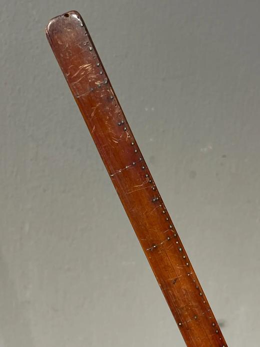 竹雕镶银布庄量尺，顺丰包邮 商品图2