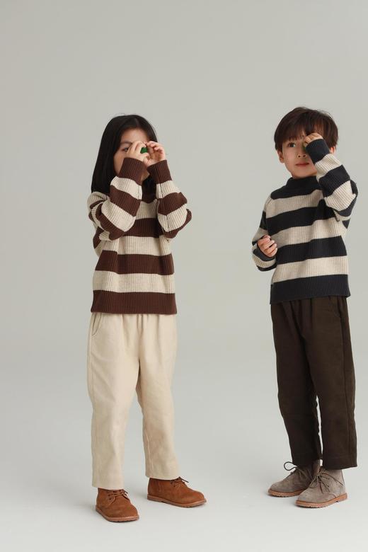 秋季亲子款羊绒衫儿童羊毛衫加厚双股男女童打底软糯保暖毛衣 商品图12