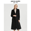 皮尔卡丹女装毛呢外套简约知性修身黑色通勤双排扣长款C44CL74B0
 商品缩略图2