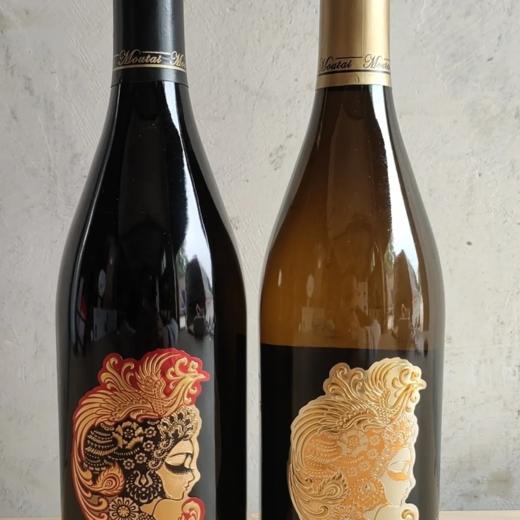 茅台红酒 经典国粹双支礼盒 干红干白珍藏版礼盒  整箱750ml*2瓶*4盒包邮 商品图6