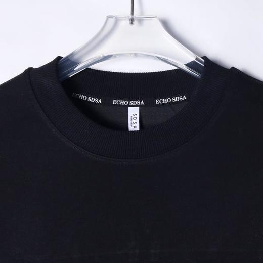 秋冬季新款时尚个性韩版撞色圆领套头卫衣运动百搭上衣潮流 商品图1