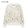 Lacoste法国鳄鱼女装新款时尚休闲舒适印花圆领毛衣AF2587-10 商品缩略图0