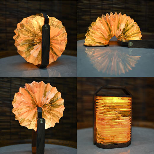 羽诗制造出品 花灯弄影手提书灯陶瓷扩香器礼盒套装 商品图1