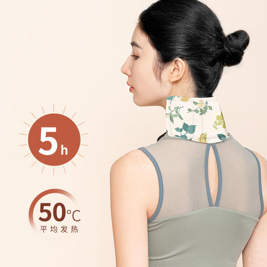 正安 3D定位1贴暖3穴 5小时发热放松颈部缓酸痛 九子包护颈贴   8袋/盒 商品图3