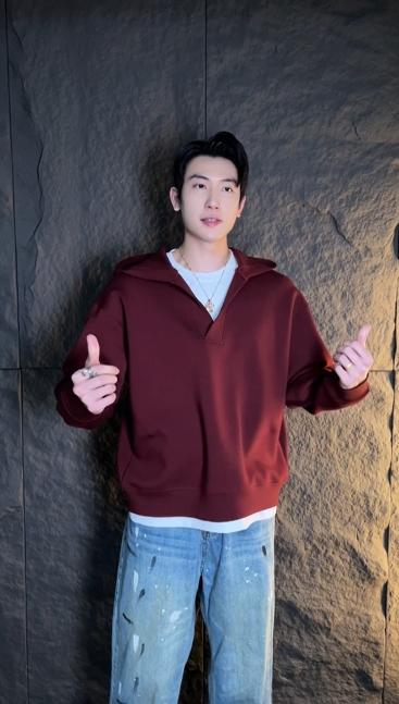 WY466秋冬季新款时尚个性假两件连帽卫衣休闲百搭情侣宽松上衣 商品图0