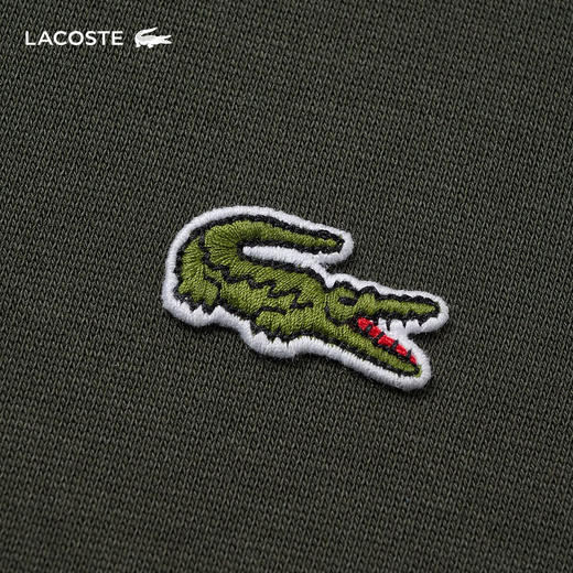 Lacoste法国鳄鱼男装新款套头纯色简约休闲抽绳连帽卫衣SH1643-98 商品图4