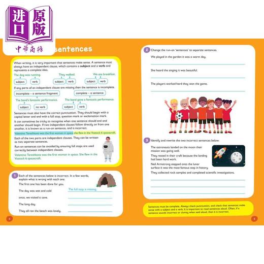【中商原版】Writing Skills Ages 7-9 柯林斯易学儿童：写作技巧 7-9岁 英文学习 英文原版 Collins  商品图4