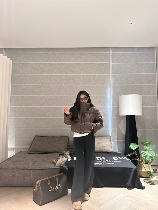 【捡漏 又要抢光了】可儿自留3色 特长款 Lulu Scuba 微绒阔腿裤 适合长腿MM 商品图11