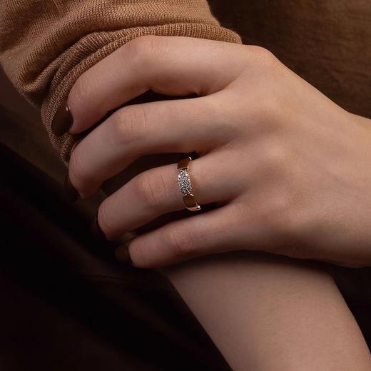 【不退不换，介意勿拍】APM Monaco 戒指  P22934OX 玫瑰金色 商品图1