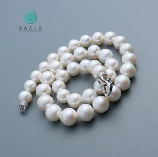 玉美人菲菲#S925珍珠项链约10mm 商品图0
